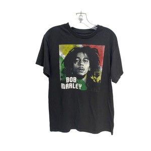 Bob Marley Zion Rootswear Men’s Black Shirt Size Medium
